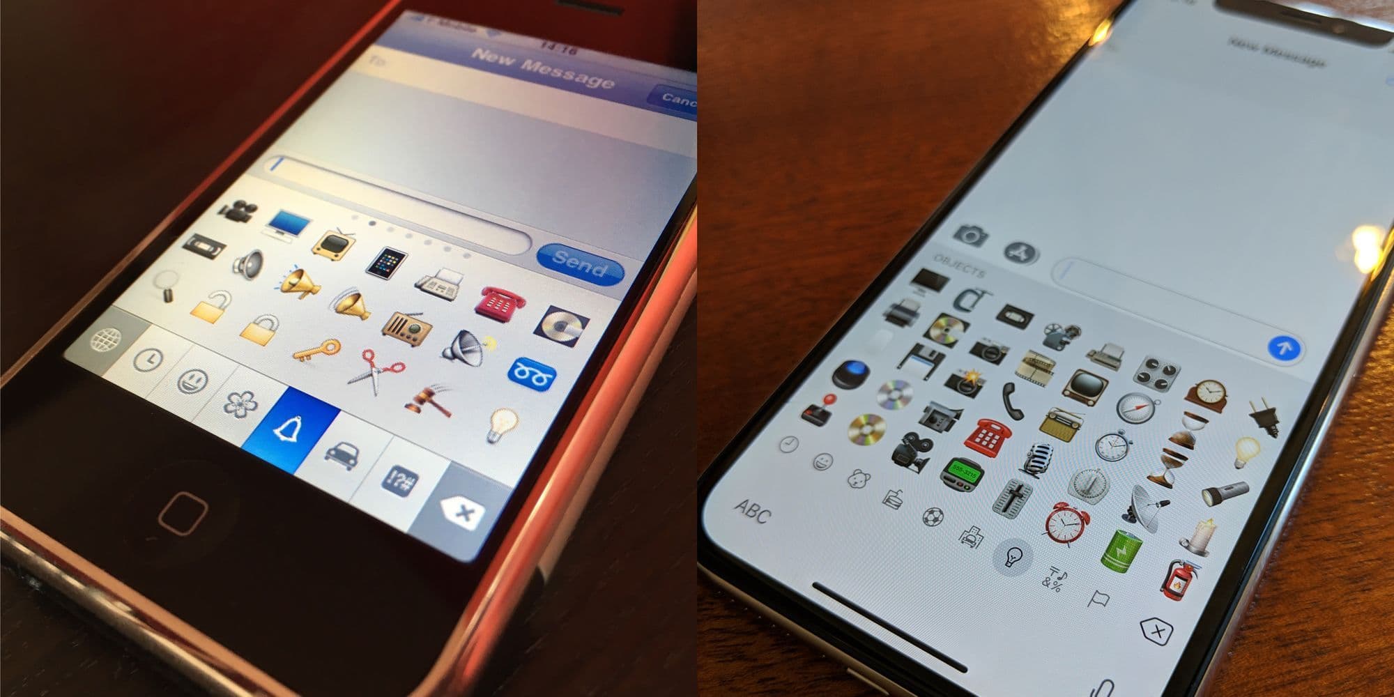 الإيمويج على الـ iPhone قديما وحديثا الإيمويج على الـ iPhone قديما وحديثا
