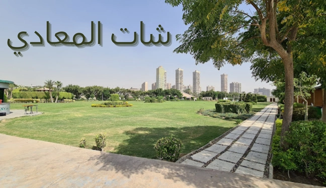 شات المعادي الأماكن الخضراء في مدينة المعادي بالقاهرة